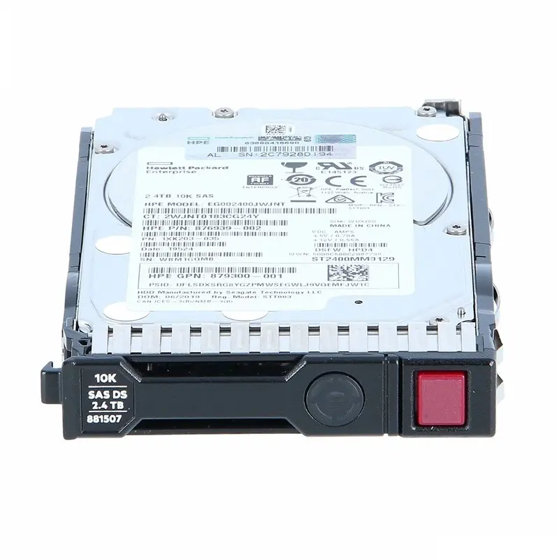 HPE 2.4TB SAS 10K SFF BC 512e MV HDD